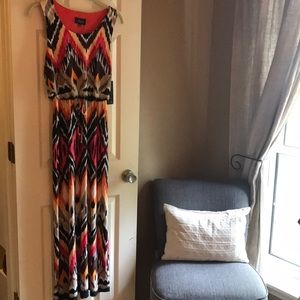 Printed maxi dress